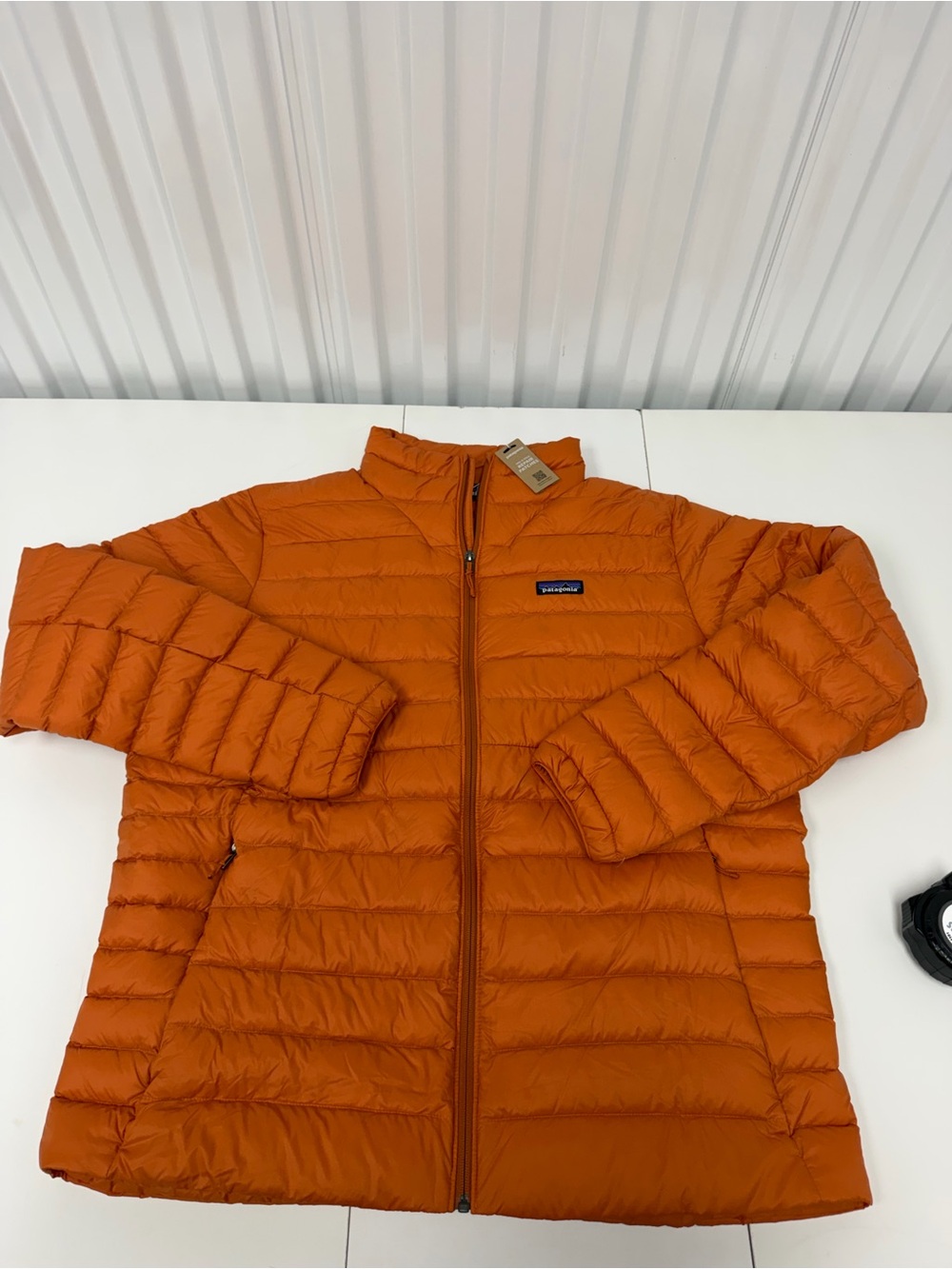 Patagonia Orange Lightweight Puffer Jacket